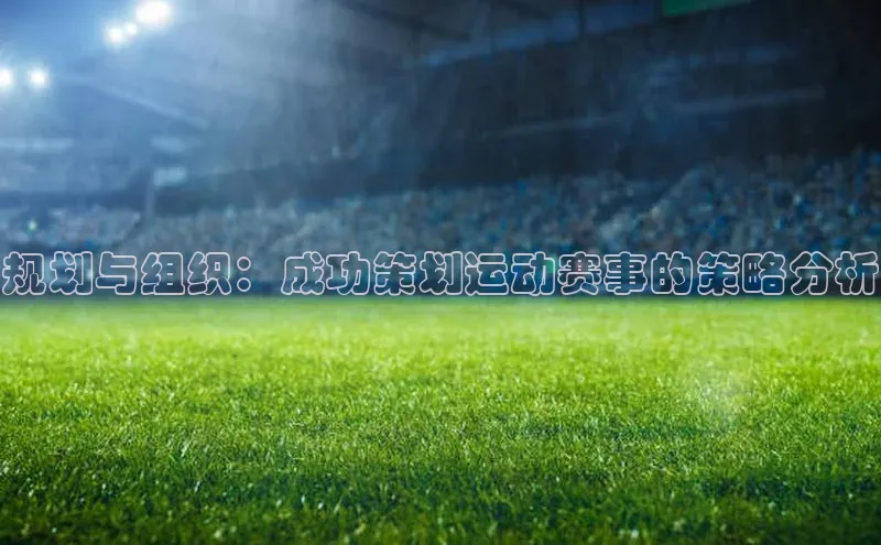 规划与组织：成功策划运动赛事的策略分析